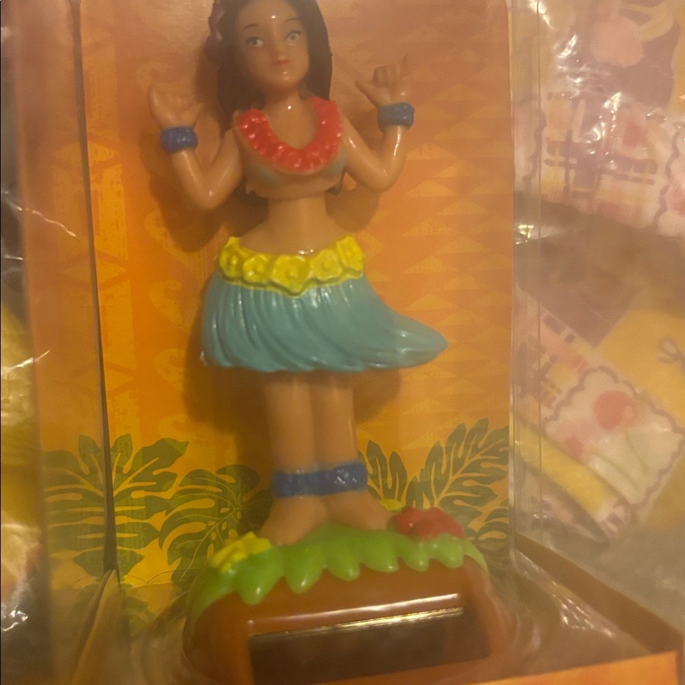 Vintage New Hula Girl Dashboard Doll